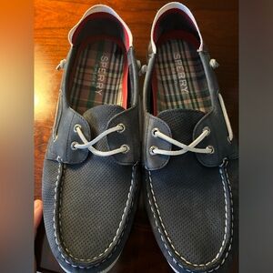 Royal blue/Red Sperry boat shoes size 11.5